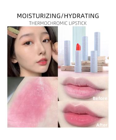 Aloe Vera Clear Jelly Lipstick Set - Color Changing Lip Gloss for Long Lasting Moisture - 4 Pack Korean Lip Stain for Women and Girls - Buy Online on GoSupps.com