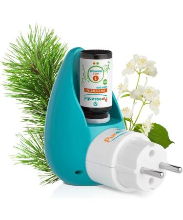 Purestiel Ultrasound Essential Oil Diffuser - Quiet Waterless Aromatherapy Clip & Diffuser for Home & Travel - Buy Online on GoSupps.com