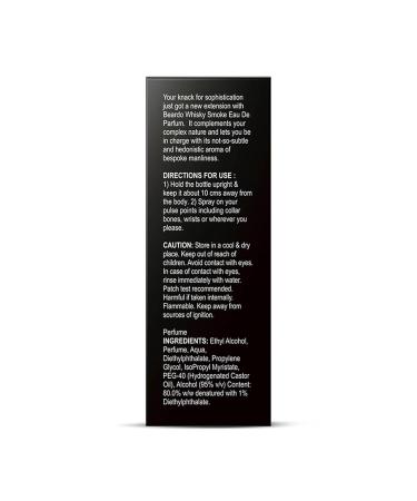 Be.ard'o Whisk'y Smoke Perfume for Men 100ml | Spicy Woody - Oudh Scent Eau De Parfum | Long Lasting Mens Perfume | Best Date Night Fragrance Body Spray | Gift For Brother | Gift For Friends - Buy Online on GoSupps.com