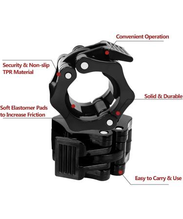 AMDZGLB 30mm Dumbbell Clamps - 4-Piece Quick Closure Set for Fitness & Weightlifting - Buy Online on GoSupps.com