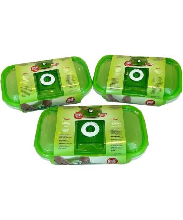 Happy Kitchen Fresh Press Food Canisters 500 ml Pack of 3 - Buy Online on GoSupps.com