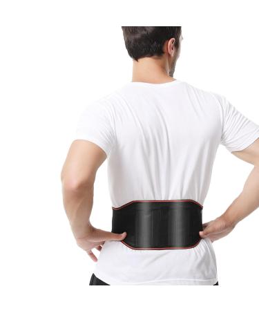 Self-Heating Waist Belt for Back Pain Relief - Thermal Magnetic Therapy Lumbar Support with Tourmaline & Gauss Magnets (Large - Buy Online on GoSupps.com