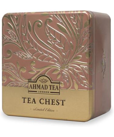 Ahmad Tea Tea Chest Four Caddy - 40 Enveloped Tea Bags - 40 Count - Buy Online on GoSupps.com