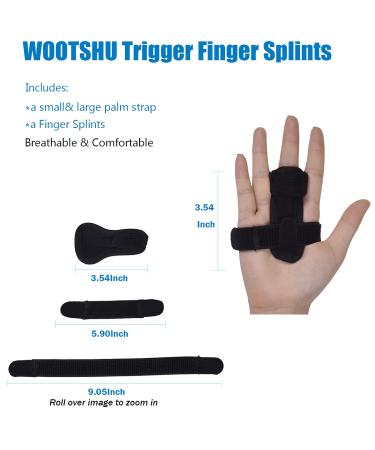 Trigger Finger Splints - Designed for Middle, Ring, Index, Thumb, Pinky - Fastening Tape for Pain Relief & Tendon Release - Buy Online on GoSupps.com