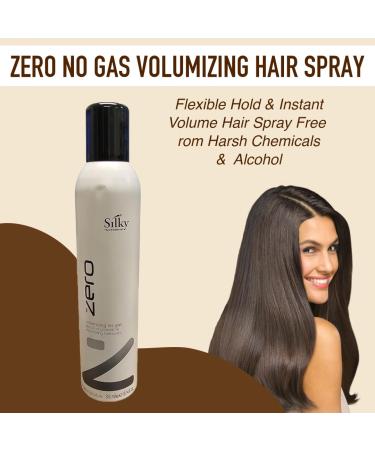 Zero No Gas Volumizing Hair Spray - Flexible Hold & Instant Volume Hair Spray Free from Harsh Chemicals & Alcohol - Aerosol-Free Hair Spray for All Hair Types - 300ml - Buy Online on GoSupps.com
