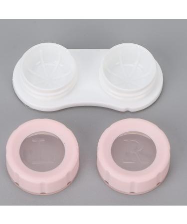Anggrek Pink Portable Contact Lens Box Set - Complete & Eco-Friendly Storage Solution with Tweezers - Buy Online on GoSupps.com