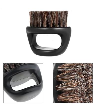 Professional Beard and Mustache Brush Set for Men - Hair Salon Tools for Shaving, Cleaning, and Styling - Black - Buy Online on GoSupps.com