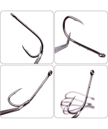 Buy 100PC Fishing Bait with Barbs & 2 Bait Holders - Durable Hard Steel Long Shaft Hooks Jig-Fishing 4/0 - International Shipping Available - Buy Online on GoSupps.com