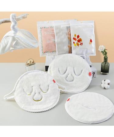 FRCOLOR Double Layer Facial Steam Towel Mask Hot Cold Compress Face Care Towel For Women For Hydration - Buy Online on GoSupps.com