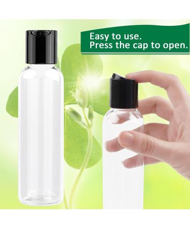 APSTAQEOO 4 x 150 ml Plastic Squeeze Bottles - Refillable Travel Containers with Funnel & Labels - Sliced Lids & Folding Lock - Perfect for Liquids - Buy Online on GoSupps.com