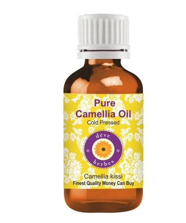 d ve herbes Pure Camellia Oil (Camellia kissi) Cold Pressed 100ml (3.38 oz)