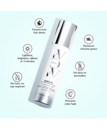 Color Wow Dream Filter: Hard Water Hair Treatment for Brighter, Shinier Color - Removes Metals and Buildup in 3 Minutes - Buy Online on GoSupps.com