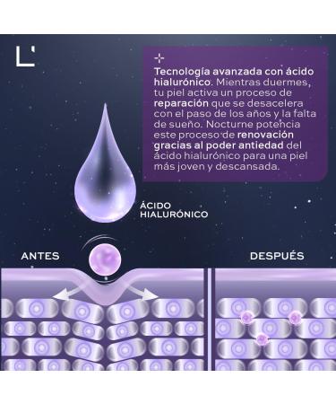 L BEL Nocturne Facial Serum 30ml - Hydrating Hyaluronic Acid Formula for Glowing Skin | International Shipping Available - Buy Online on GoSupps.com