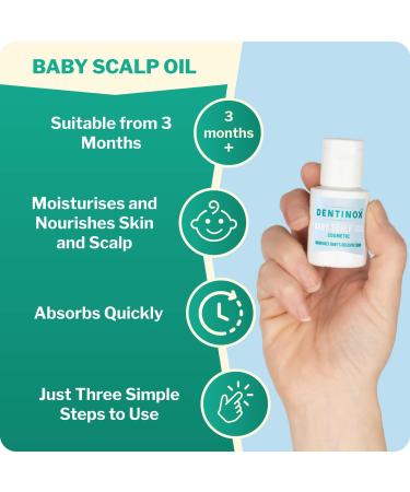 Dentinox Baby Scalp Oil with Chamomile, Rosehip & Vitamin E - 30ml (Pack of 1) - Buy Online on GoSupps.com