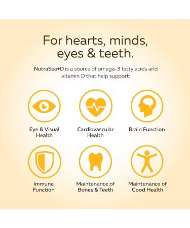 Nature's Way NutraSea Omega-3 and Vitamin D Supplement - Fish Oil with EPA and DHA Support Healthy Heart and Brain Help Build Strong Bones and Teeth & Help Support Immune System Crisp Apple Flavour 500 ml Liquid Value Size - Buy Online on GoSupps.com