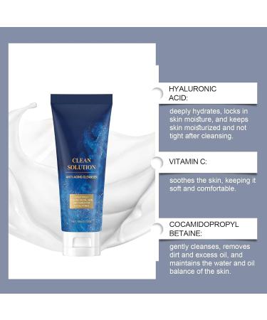 FFEEJ Moisturizing Facial Cleanser Hydrating Face Wash For Oil Control Non-Tightening & Gentle For Sensitive Skin - Buy Online on GoSupps.com