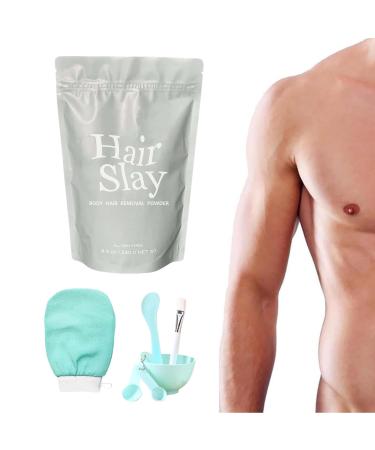 Nybhyjka Hairslayer Body Hair Return Powder Kit Painless And Instant Hair Moving For Smooth Body Hair Shaving Powder With Exfoliator