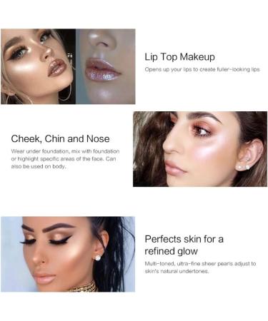 weixinbuy Glitter Shimmer Highlight Glitter Waterproof Glitter Waterproof Brighten Contour Makeup Great Choice and Gift for Girls - Buy Online on GoSupps.com