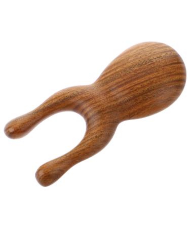 Beavorty green sandalwood-meridian comb practical head massage device gua Sha-scraps b head massage kamm guasha scraping board facial tools guasha-kamm thicken green sandal wood scratching board
