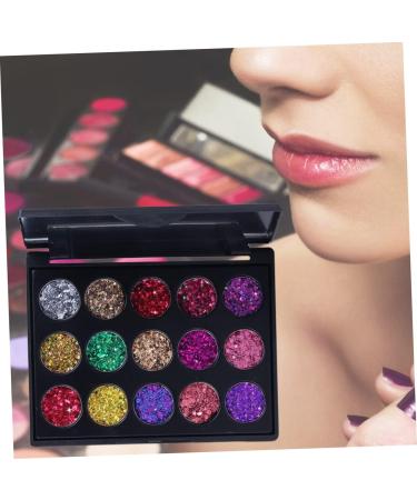 FOMIYES 2pcs 15 Eyeshadow Makeup Palette Eye Shadow Tray Diamond 1 count (Pack of 1) As Shownx2pcs - Buy Online on GoSupps.com