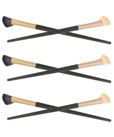 VINTORKY 6 Pcs Eyebrows Brush Eyeliner Applicator Tool Angled Eyeliner Brush Concealer Brush Brow Brush Wood