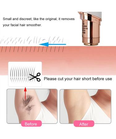 Facial Hair Remover Replacement Heads - Gen 2 Double Halo, 4 Count, 18K Gold-Plated, Compatible with Finishing Touch Flawless - Buy Online on GoSupps.com