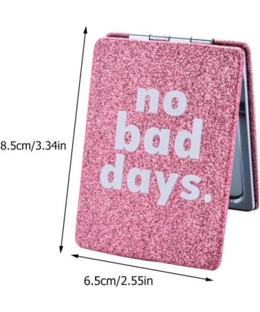 1pc Pu Folding Double-sided Mirror Pocket Mirror for Girl Small Make up Mirror Daily Vanity Mirror Double Side Mirror Girls Purses Makeup Mirror Travel Folding Mirror Simple Metal - Buy Online on GoSupps.com