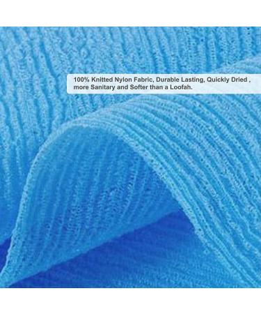 Long Leaf Exfoliating Bath Cloth - Dual-Sided Nylon Towel for Deep Clean & Skin Invigoration (3 Pack) - Buy Online on GoSupps.com