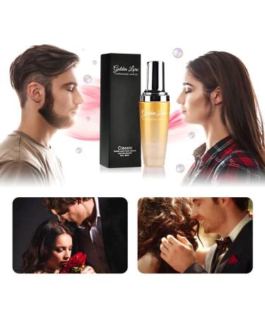 Golden Lure Pheromone Hair Oil 80ml - Luodais Classic Hair Serum with 5 Elegant Fragrances - Buy Online on GoSupps.com