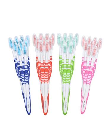 G-Smile 144 Individually Wrapped Disposable Toothbrushes  Regular Size Head  Extra Soft Bristle  Color Vary  Convenient & Affordable (Extra Soft)