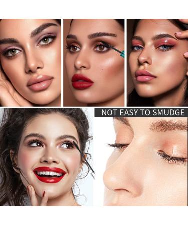 3PCS Brown 4D Silk Fiber Mascara Set - Waterproof, No Clumping, Long-Lasting - 2 in 1 Mascara, Eyeliner & Eyebrow Pencil for Natural-Looking Thickening Effect - All Day Stay - Buy Online on GoSupps.com
