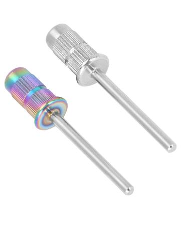 Nail Drill Bits Nail Art Mandrel Bit Nail Mandrel Bit Stainless Steel Nail Drill Bits Manicure Tool Accessory for Sanding Band