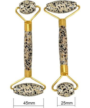 Massage Roller Crystal Jade Stone Cellulite Wrinkle Roller Cool Beauty Tool for Skin Care 1Pcs Multicolor - Buy Online on GoSupps.com