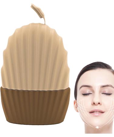 Facial Ice Mold | Ice Cube Roller - Silicone Ice Face Massager Reusable Face Ice Mold Skin Care For Eye Puffiness Relief Face Beauty Brown - Buy Online on GoSupps.com