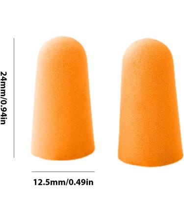 Buy Foam Ear Plugs for Noise Reduction | Super Soft Reusable Silicone Ear Plugs for Sleeping | Orange Quiet Ear Plugs Worldwide Shipping - Buy Online on GoSupps.com