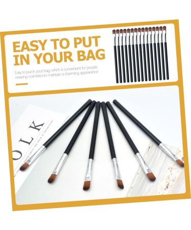 OHPHCALL 100pcs Eye Shadow Brush Makeup Supplies Face Tools Cosmetics Eye Brush Washing Capsules Plastic 13.3X0.9CM As Shown - Buy Online on GoSupps.com