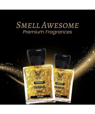 CREATION KRIVA AL HAN-NAN PERFUMERS Fragrances Fresh & Luxury Perfume Series For Men & Women Gift Set For Couple Inspired by (DUNHIL Icon) - Buy Online on GoSupps.com