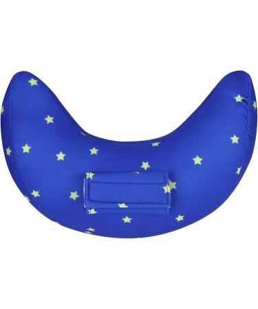 Kids Car Travel Pillow - Child Head & Neck Support Cushion for Car Seat - Blue - Buy Online on GoSupps.com