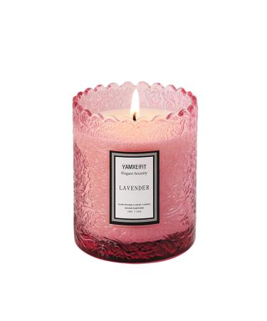 Lavender Candle Natural Soy Wax Candle Scented Candles Gift for Women Stress Relief Candle Aromatherapy Candles Birthday Mother's Day Christmas Gifts