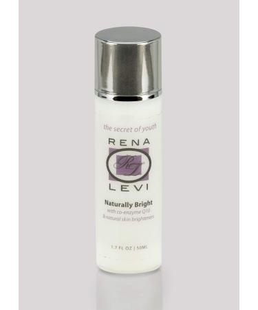 Rena Levi Naturally Bright Peptide Serum with co-enzyme Q10 Natural Skin Brightener 1.7 Ounce