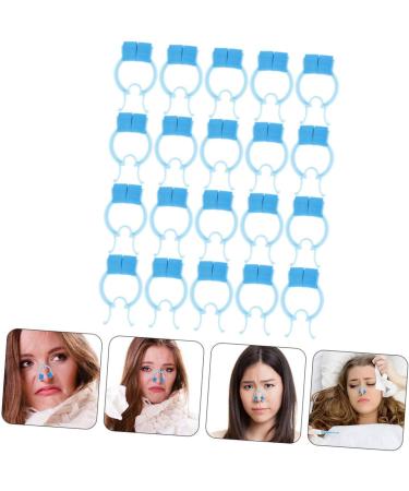 Homsfou 20 Pack Nose Bubble Stop Clips - Comfortable Nasal Clip Plug & Nose Clamp Tool for Enhanced Breathing | International Shipping Available - Buy Online on GoSupps.com
