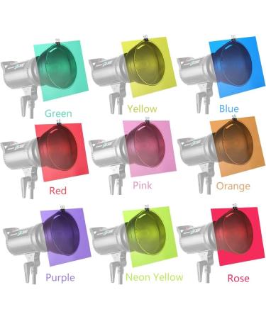 Best Starloop 18 Pack Light Gels Colored Overlays Transparency Color Film Plastic Sheets Correction Gel Light Filter Sheet  20x20cm 9 Assorted Colors 2 Sets - Buy Online on GoSupps.com
