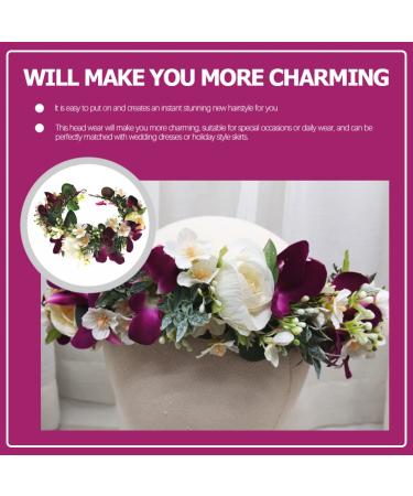 Beaupretty Artificial Flower Wreath - Floral Headbands & Garlands for Women | Bride Hair Accessories - Buy Online on GoSupps.com