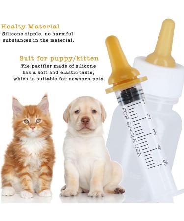 Selysis 10-Piece Pet Baby Bottle Kit - Squeeze Liquid Feeding & Replacement Nipples for Cats & Dogs - Buy Online on GoSupps.com