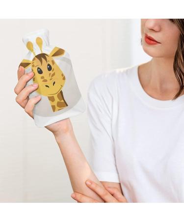 Giraffe Hot Water Bottle with Plush Cover | Cozy Hand Warmer for Adults & Kids - 26.5x15.3cm | International Shipping Available - Buy Online on GoSupps.com