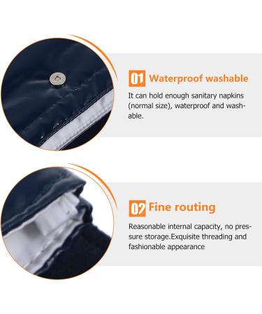 Valiclud Portable Sanitary Napkin Bag | Organizer & Holder for Pads Headphones & More - Mint & Black - Buy Online on GoSupps.com