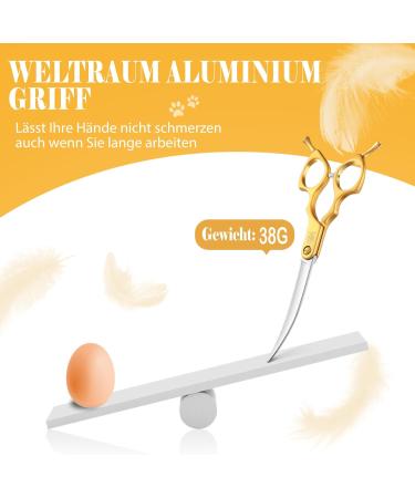 Purple Dragon 6.5 Dog & Cat Grooming Scissors - Ultra-Light Aluminum Handle JP 440C Steel Fur Shears for Professionals & Beginners - Buy Online on GoSupps.com