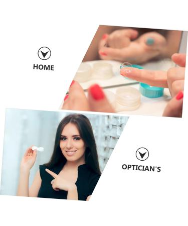 Healeeved Contact Lens Container Set Travel-Friendly Glass Pearls Storage Case for Lens Care & Soaking - Buy Online on GoSupps.com