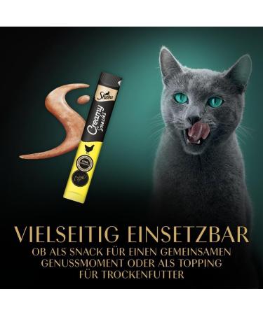 SHEBA Bag Creamy Snacks with Chicken - Premium Cat Treats (11 x 4 x 12g) | International Shipping Available - Buy Online on GoSupps.com