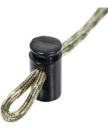 1/4 Inch Heavy Duty Barrel Cord Lock Toggle Stop Sliders - Use with Paracord Drawstrings Accessory Cordage and More (10 Pack) - Buy Online on GoSupps.com